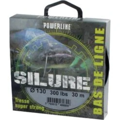 TRESSE BAS DE LIGNE POWERLINE SILURE